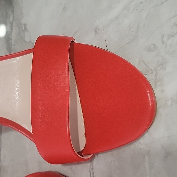 NINE WEST Red Women's Teeya Ankle Strap Dress Sandals Size 7 - Picture 9 of 10